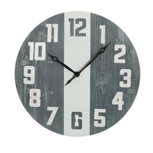 Load image into Gallery viewer, 24 Inch Wood Numerals Wall Clock for Living Room Decor