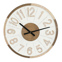 Load image into Gallery viewer, 24 Inch Round Modern Wall Clock with Large Numerals