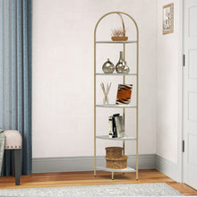 Load image into Gallery viewer, 5 Tiers Corner Freestanding Storage Shelf