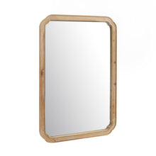 Load image into Gallery viewer, 24" x 36" Rounded Corner Arch Wall Mirror with Wood Frame