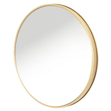 Load image into Gallery viewer, Gold Frame Modern Round Wall Mirror 23.75" X 1.5" X 23.75"