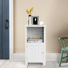 Load image into Gallery viewer, White Freestanding Wooden Storage Cabinet for Bedroom