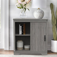 Load image into Gallery viewer, Farmhouse Liquor Wine Cabinet With Storage Ash Grey