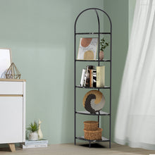 Load image into Gallery viewer, 5 Tiers Corner Freestanding Storage Shelf