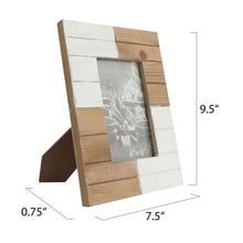Load image into Gallery viewer, Rustic Picture Frame with High-Definition Glass 4x6