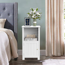 Load image into Gallery viewer, White Freestanding Wooden Storage Cabinet for Bedroom