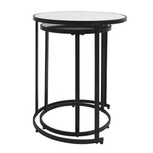 Load image into Gallery viewer, Modern Round Accent Coffee Table Set of 2