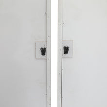 Load image into Gallery viewer, Farmhouse White Arched Window Wall Mirror Set of 2