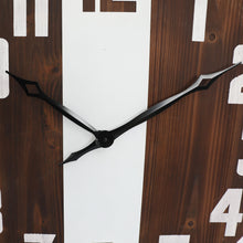 Load image into Gallery viewer, 24 Inch Wood Numerals Wall Clock for Living Room Decor
