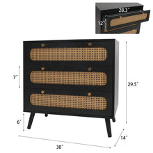 Load image into Gallery viewer, Modern Black Solid Wood TV Stand