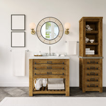 Load image into Gallery viewer, HAWOO 28'' Round Rattan Wall Mirror