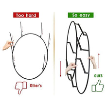 Load image into Gallery viewer, HAWOO Hanging Oval Floating Shelf Wall Mounted with 3 Tier