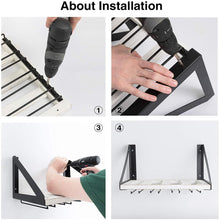 Load image into Gallery viewer, Rustic Wood Wine Storage Rack