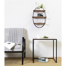 Load image into Gallery viewer, HAWOO Hanging Oval Floating Shelf Wall Mounted with 3 Tier