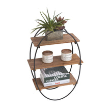 Load image into Gallery viewer, HAWOO Hanging Oval Floating Shelf