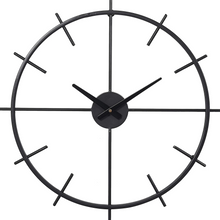 Load image into Gallery viewer, Black 21 Inch modern Wall Clocks