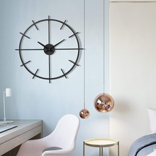 Load image into Gallery viewer, Black 21 Inch modern Wall Clocks