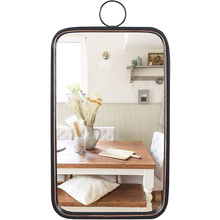 Load image into Gallery viewer, Black Classic Rectangle Wall Mirror, 12" X 1.6" X 20.3"