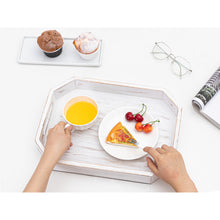 Load image into Gallery viewer, Whitewash Wood Serving Trays