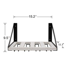 Load image into Gallery viewer, Rustic Wood Wine Storage Rack