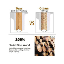 Load image into Gallery viewer, Rustic 1-Drawer Nightstand, Dark Brown/White