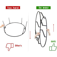 Load image into Gallery viewer, Brown Round 3 Tier Floating Shelves for Wall Decor