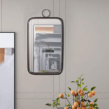 Load image into Gallery viewer, Brushed Metal Frame Accent Wall Mirror