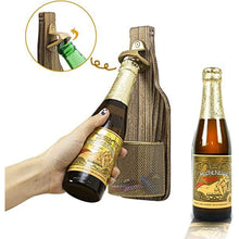 Load image into Gallery viewer, 2PCS Vintage Wooden Beer Bottle Opener Wall Mounted with Cap Catcher