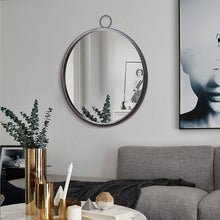 Load image into Gallery viewer, black round wall mirrors