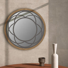 Load image into Gallery viewer, Rustic Round Decorative Wall Mirror 30 Inch