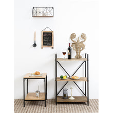 Load image into Gallery viewer, Wood End Coffee Table with 2-Tier Shelf