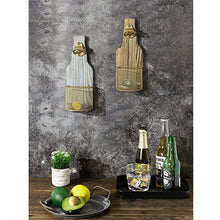 Load image into Gallery viewer, 2PCS Vintage Wooden Beer Bottle Opener Wall Mounted with Cap Catcher
