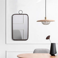 Load image into Gallery viewer, Brushed Metal Frame Accent Wall Mirror