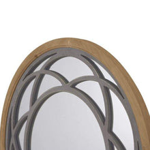 Load image into Gallery viewer, Rustic Round Decorative Wall Mirror 30 Inch