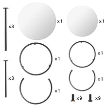 Load image into Gallery viewer, Glass Nesting Side Tables, Set of 2