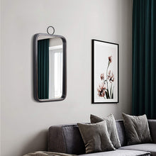 Load image into Gallery viewer, Brushed Metal Frame Accent Wall Mirror
