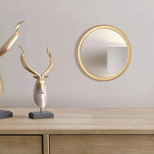 Load image into Gallery viewer, Round Gold Wall Mirror, 10 Inch/14 Inch/18 Inch