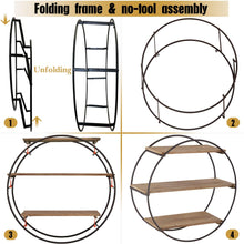 Load image into Gallery viewer, folding frame and no-tool assembly