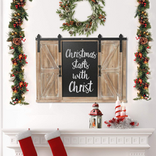 Load image into Gallery viewer, Rustic Wood Chalkboard