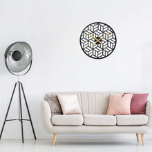 Load image into Gallery viewer, Modern Black Wall Clock