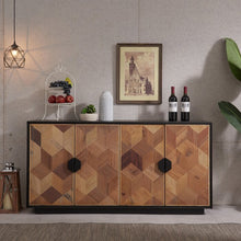 Load image into Gallery viewer, 60" Industrial Wide Sideboard