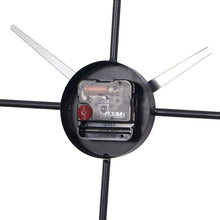 Load image into Gallery viewer, Black 21 Inch Silent Wall Clocks