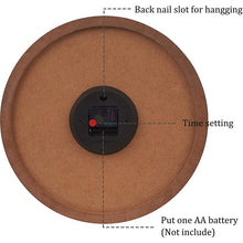 Load image into Gallery viewer, HAWOO 15" Round Coastal Wall Clock