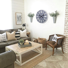 Load image into Gallery viewer, HAWOO 15" Round Coastal Wall Clock