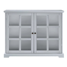 Load image into Gallery viewer, accent cabinet with windows doors