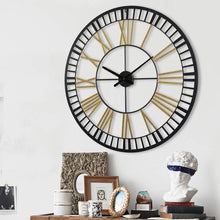 Load image into Gallery viewer, Large Metal Hollow Out Wall Clocks