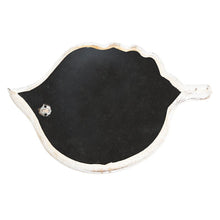 Load image into Gallery viewer, White Decorative Tray Leaf Design, Farmhouse Serving Tray