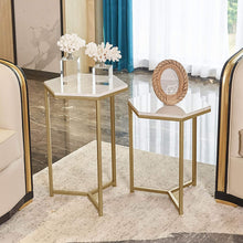 Load image into Gallery viewer, HAWOO Gold Side End Table