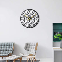 Load image into Gallery viewer, Modern Black Wall Clock