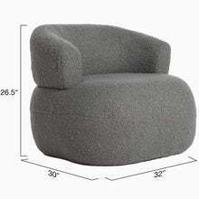 Load image into Gallery viewer, Lenden 32'' Wide Barrel Chair